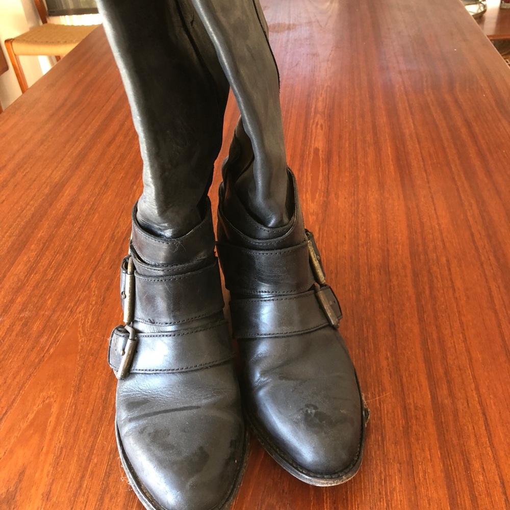 Sender hand made in Spain leather boots